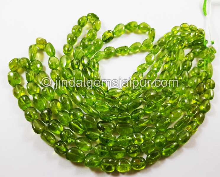 Peridot Smooth Nugget Beads